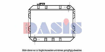 AKS DASIS 090220n -  Радиатор, охлаждение двигателя